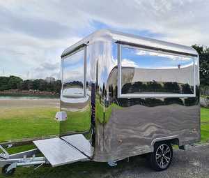 Remolques de Comida Completamente Equipados para Catering, Cocina Móvil, Carrito de Pizza, Café, Helados, BBQ, Remolque de Comida Móvil Económico - Product Image 3