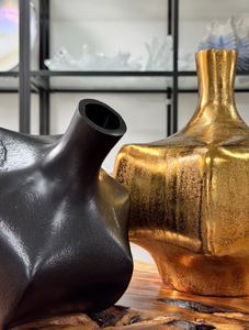 Florero de Metal Premium para Mesa de Centro y Decoración de Estantes, Diseño Moderno, Elegante y Alto, Hecho a Mano, Ecológico - Product Image 3