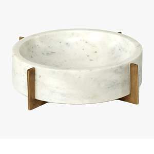 OEM Manufacture <b>Large</b> Marble <b>Bowl</b> For Fruit Storage Keeping Produce Fresh While Adding Stylish Touch To Kitchen Decor - Product Image 2