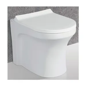 ISO dan CE bersertifikat gaya desain Modern lantai dipasang putih keramik kamar mandi Toilet peralatan sanitasi lemari air Toilet