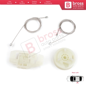 Juego de Reparación de Elevalunas Eléctrico BWR499, Puerta Trasera Izquierda para Scenic Grand Scenic MK2 JM0/1 2003-2009 4/5 Puertas 8200118856 - Product Image 2
