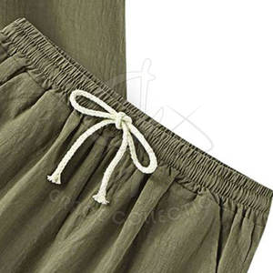 ชุดเสื้อยืดและกางเกงขาสั้นผ้าฝ้าย100% ลำลองสำหรับผู้ชายมีป้ายยี่ห้อส่วนตัว - Product Image 3