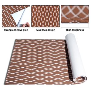 Gmart Tapis de pont de <span class=keywords><strong>bateau</strong></span> moderne en mousse adhésive 3M, installation par clic, EVA marin, résistant à l'humidité, double rainure, garantie 5 ans, revêtement de sol pour yacht - Product Image 3