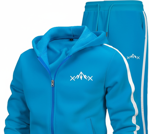 Chándal sólido con capucha de algodón 100% | Diseño unisex hecho a medida | Ropa cálida transpirable antibacteriana - Product Image 3