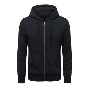 Sudadera con capucha con estampado personalizado de peso pesado GSM 360 para hombre, ropa de calle cómoda con cremallera de cara completa de alta calidad para invierno - Product Image 6