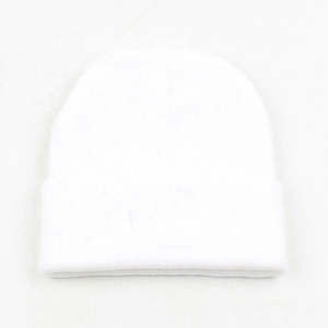 Gorro de punto Jacquard de moda para mujer, gorro con sublimación personalizado con logotipo jacquard - Product Image 3