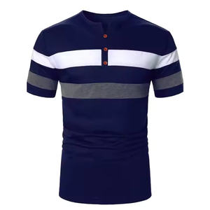 Camiseta de algodón liso para hombre, manga corta, ligera, cómoda, ajuste suave, ideal para uso informal en interiores y exteriores - Product Image 2