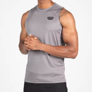 Camiseta sin mangas de gimnasio de secado rápido para hombre con gráficos para gimnasio y ejercicio Camiseta sin mangas de gimnasio para culturismo - Product Image 3