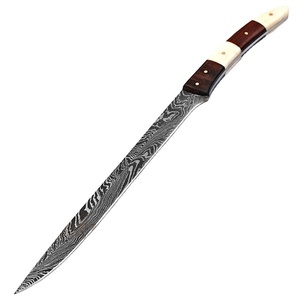 Custom Hand Forged Damascus Fillet Fishing knife With leather Sheath cover (smk1587) - Product Image 1