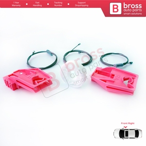 Kit de réparation de lève-vitre électrique BWR568 avant droit pour Octavia MK2 A5 1Z3 1Z5 2004-2013 4/5 portes 1Z1837462 - Product Image 2