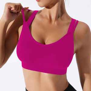 ชุดกีฬาไร้รอยต่อแบบกำหนดเอง ลายเรียบ ชุดชั้นในกีฬา บราออกกำลังกาย ฟิตเนส โยคะ ชุดออกกำลังกาย ขายดี บราออกกำลังกาย - Product Image 1
