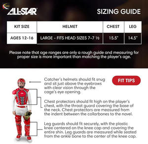 Kit d'équipement de receveur de baseball, casque, protège-poitrine, protège-jambes, vente en gros, approvisionnement en vrac, directement de l'usine - Product Image 6