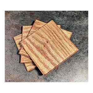 Nouveau design fabriqué en inde sous-verres gravés en bois de noyer fabricant de conception personnalisée en inde avec qualité d'exportation - Product Image 2