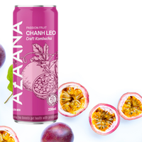 Kombucha Topverkoop Passiefruit Gezonde Dranken Niet-Alcoholisch Klaar Om Te Drinken Van Vietnam Fabrikant