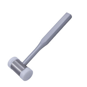 Maillet d'hydromel de haute qualité bouchons remplaçables en nylon 7 12 pouces maillet d'os dentaire en acier marteau chirurgical orthopédique - Product Image 4