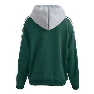 Sudaderas con capucha y sudaderas de talla grande personalizadas al por mayor para hombres y mujeres Sudadera con capucha lisa con cremallera de gran tamaño y cremallera - Product Image 2