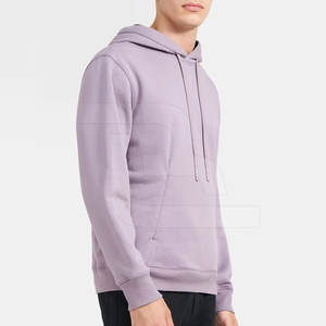 Sweat à capuche surdimensionné pour hommes 100% coton de haute qualité Streetwear personnalisé sweat-shirt uni et lourd vierge pour l'hiver - Product Image 3