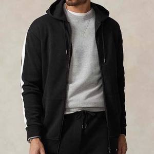 Sweats à capuche pour hommes à fermeture éclair à bas prix couleur personnalisée manches longues poche respirant haute qualité Logo personnalisé/Design brodé - Product Image 2