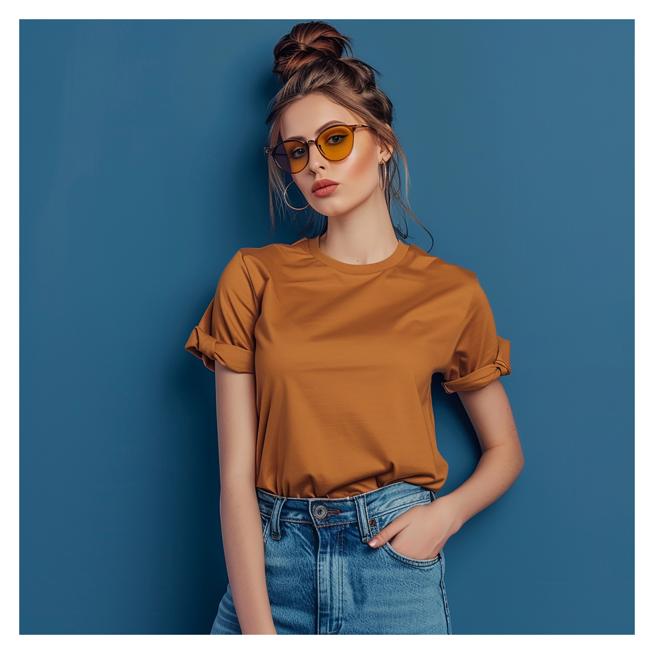 Outdoor Women T-Shirts Drop Shoulder Outfits Fitted Plus Size Women's Clothing Crop Top Femme Custom Clothing Streetwear Style