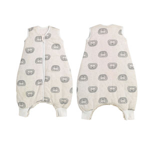 Saco de dormir para bebé de algodón orgánico con diseño personalizado, calidad caliente, Apertura frontal para niños y niñas, para recién nacidos, temporada de invierno - Product Image 4