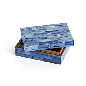 Caja de incrustaciones de hueso decorativa hecha a mano india, precio al por mayor de fábrica, caja de regalo de resina para joyería, patrón de modelo de incrustaciones de hueso - Product Image 1
