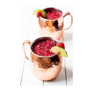 Taza de mula de Moscú de latón ecológica de último diseño con empuñadura de mano para proveedor indio de cerveza de jengibre - Product Image 4