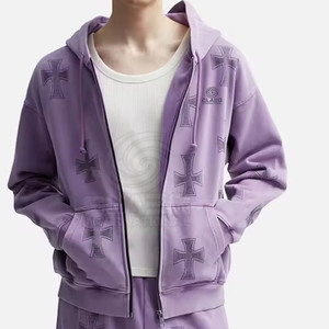 Sudadera con Capucha de Invierno para Hombre, 100% Algodón Transpirable, con Pedrería, Estilo Pullover con Bolsillo, Alta Venta - Product Image 6