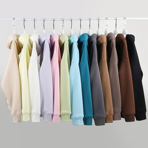 Vente en gros de streetwear unisexe de haute qualité pour hommes hiver pulls à capuche logo de broderie personnalisé 100% coton respirant séchage rapide - Product Image 1