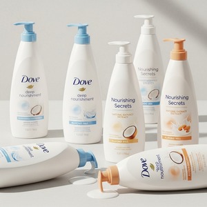 Lotion corporelle Dove Skin Nourrissante avec texture non grasse et hydratation longue durée pour une peau lisse et saine - Product Image 6