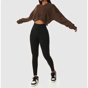 Wholesale Autumn Casual Women V Neck Sweatshirt Oversized Pullover Sweatshirts for Women <b>Long</b> Sleeve Cotton Fleece <b>Hoodies</b> Terry - Product Image 4