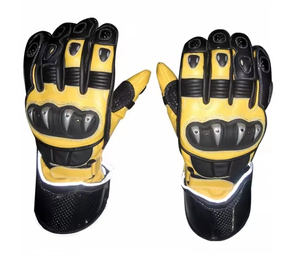 Nouveaux gants de moto pour l'hiver et l'été, imperméables, en cuir, gants de moto de course, protection, gants de moto durables et confortables - Product Image 4