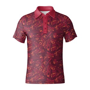 เสื้อโปโลกอล์ฟสำหรับผู้ชายพร้อมโลโก้ที่ปรับแต่งได้ผ้าระบายอากาศคุณภาพสูงเหมาะสำหรับใส่เล่นกอล์ฟและสวมใส่ได้ - Product Image 4