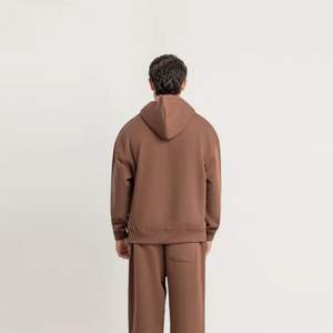 Sweat-shirt unisexe de qualité supérieure, personnalisé, gaufré, tissu en molleton 100% coton, 450 550 650 GSM et service OEM - Product Image 4