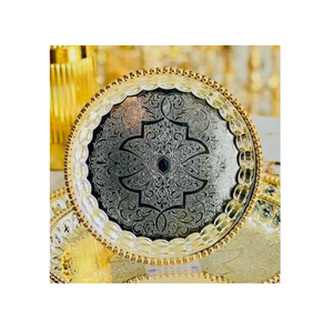 Bandeja plateada de calidad superior Forma y tamaño personalizados Bandeja de postres de último diseño Bandeja para servir té y café a buen precio - Product Image 2