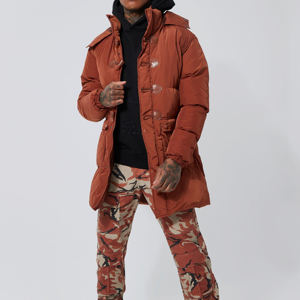 Chaqueta acolchada personalizada de alta calidad con diseño único para hombre, chaqueta acolchada larga de invierno con diseño personalizado para hombre, novedad - Product Image 3