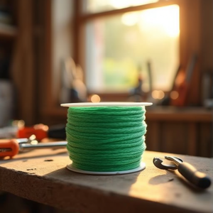Hilo de Albañil Overmann de 50m de Largo, 1.7mm de Diámetro, 30kg, Polietileno Verde, Hecho en Alemania, Paquete de 12 - para Herramientas y Suministros de Manualidades - Product Image 3