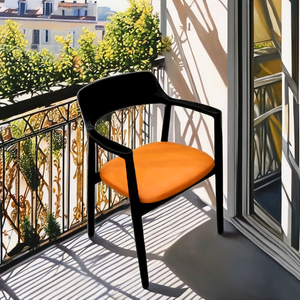 เก้าอี้ทานข้าวไม้สไตล์โมเดิร์นฮิโรชิมะ พร้อมพนักพิง - เฟอร์นิเจอร์ห้องรับประทานอาหารสำหรับบ้าน สำนักงาน โรงแรม วิลล่า - Product Image 5