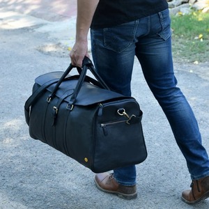 กระเป๋าหนังแท้ลายแฟชันแบบเต็มตัวลายลูกอมกระเป๋าค้างคืนสำหรับวันธรรมดาพร้อม Monogram ของขวัญสำหรับทุกเพศ - Product Image 1