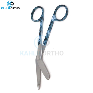 Meilleur fournisseur orthopédique KAHLU Taux d'usine Ciseaux à bandage chirurgical de haute qualité Faites votre propre source d'alimentation manuelle - Product Image 4