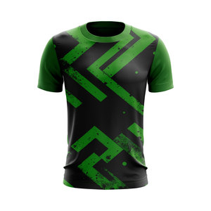 Camiseta estampada de manga corta holgada informal para hombre Personalización - Product Image 1