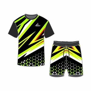 ชุดเสื้อและกางเกงขาสั้นชายหาดผ้าโพลีเอสเตอร์เย็นสบายสั่งทำขายส่งสำหรับผู้ชายช่วงฤดูร้อน - Product Image 6