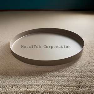 Bandeja redonda para servir con acabado mate, uso multiusos, diseño moderno, restaurante, hogar, comedor, decoración, plato de mesa, bandejas de Metal - Product Image 5