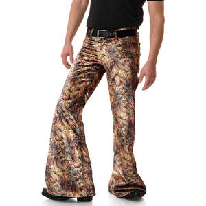 Pantalones de Hombre con Estampado, Estilo Flare, Material de Algodón, 2026, Pantalones de Hombre en Línea, Mejores Precios al por Mayor, Pantalones de Hombre Flare Únicos - Product Image 4