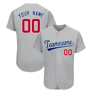 Wholesale Price Top Quality Mens Baseball Jersey With Custom Logo Print Custom Team Name Quick Dry <b>Light</b> Weight Accept OEM - Product Image 4