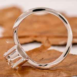 IGI certifié 1.50ct ovale coupe laboratoire diamant Solitaire bague classique incurvée fiançailles proposition de mariage fête-friendly bijoux fins - Product Image 2