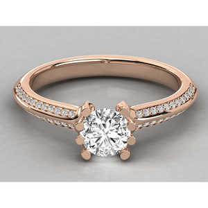 Bague solitaire en or 10 carats pour femmes, diamant cultivé en laboratoire - Product Image 6