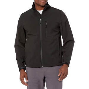 Chaqueta de Invierno Personalizable de Mezclilla y Softshell, Cuello Alto, Tejido de Poliéster, Impermeable, Elástica, Ecológica, Estilo Vintage, Algodón - Product Image 1