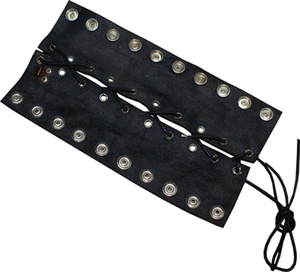 BA-024A chính hãng Da đuôi ngựa chủ với Snaps phong cách màu đen tóc Clip với bên trong móc - Product Image 3