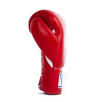 Guantes de Boxeo GYMSTERO de Alta Calidad Personalizables, de Cuero Genuino, con Dedos Completos, Correa de Muñeca Ajustable con Cordones, para Artes Marciales