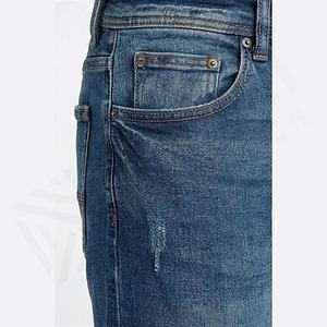 กางเกงขาสั้นสตรีทแวร์ทรงหลวม กางเกงยีนส์เดนิมแฟชั่นผู้ชาย สั่งทำได้ ราคาขายส่งสำหรับฤดูร้อน สีสั่งทำได้ - Product Image 5